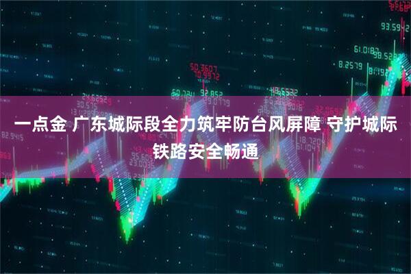 一点金 广东城际段全力筑牢防台风屏障 守护城际铁路安全畅通