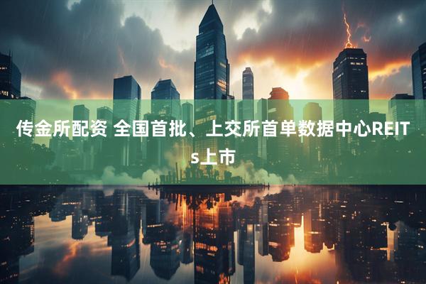 传金所配资 全国首批、上交所首单数据中心REITs上市