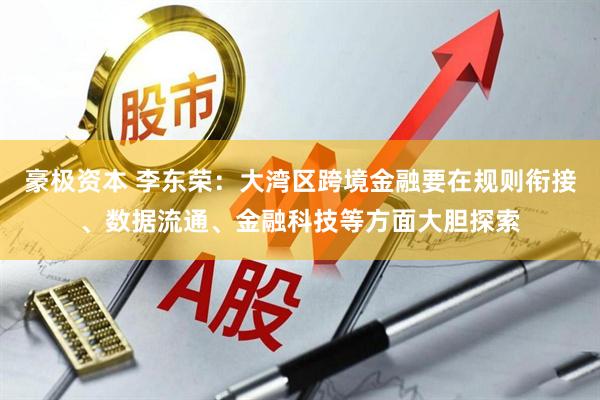 豪极资本 李东荣：大湾区跨境金融要在规则衔接、数据流通、金融科技等方面大胆探索