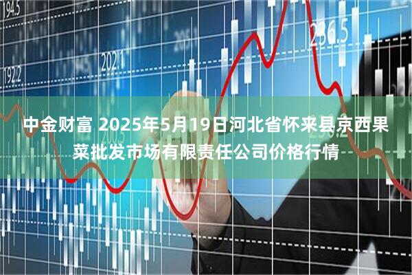 中金财富 2025年5月19日河北省怀来县京西果菜批发市场有限责任公司价格行情