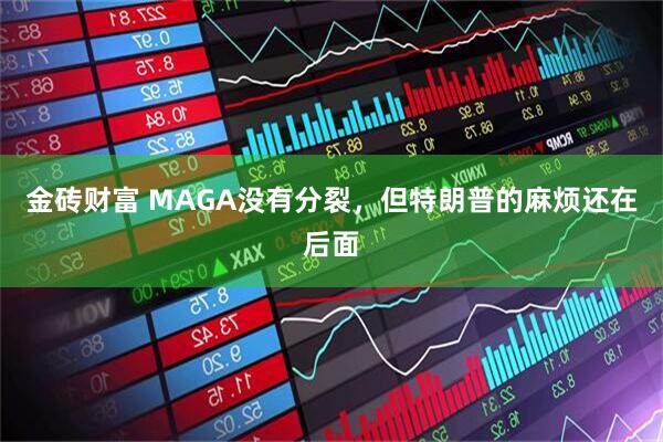 金砖财富 MAGA没有分裂,但特朗普的麻烦还在后面